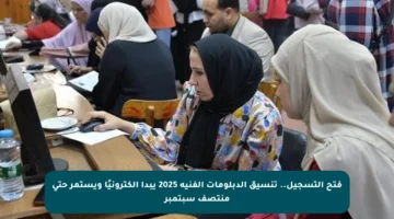 فتح التسجيل.. تنسيق الدبلومات الفنية 2025 يبدأ إلكترونيًا ويستمر حتى منتصف سبتمبر